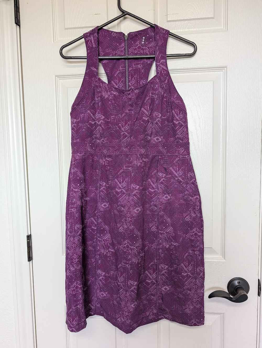 Title Nine Womens Nimblene Athletic Halter Neck Tank Dress Purple Size 10 Sporty